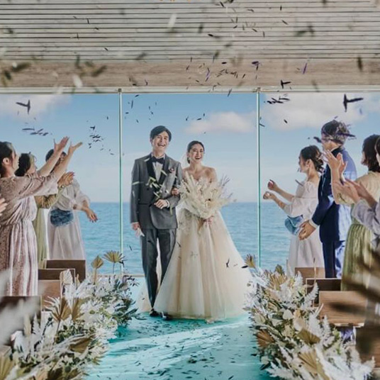 公式 オーシャン リゾート マリゾンのウエディング 福岡の海に浮かぶ結婚式場