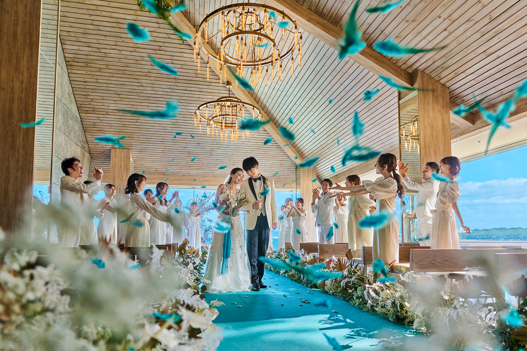 新たな撮影を行いました！ | 新着情報 | 福岡の海に浮かぶ結婚式場