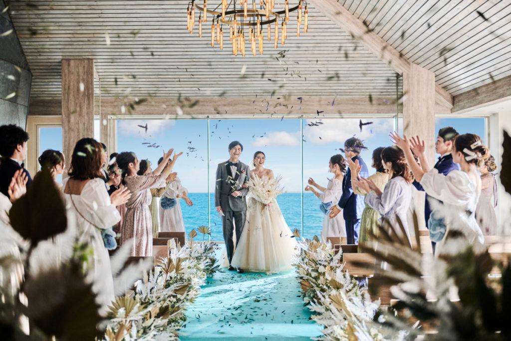 プラン 公式 オーシャン リゾート マリゾン 福岡の海に浮かぶ結婚式場