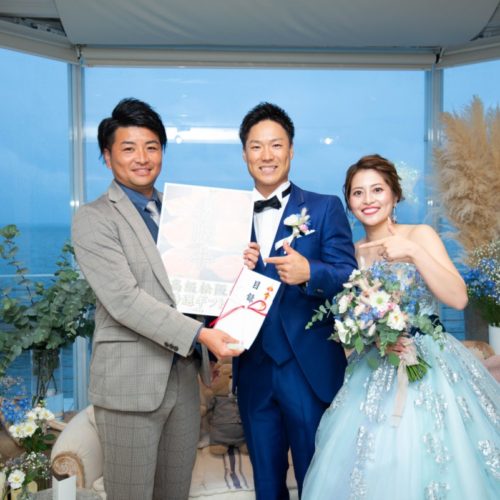 パーティレポート 公式 オーシャン リゾート マリゾン 福岡の海に浮かぶ結婚式場